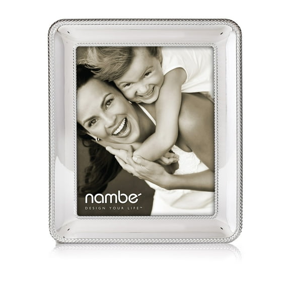Nambe Braid Metal 8 x 10 In. Photo Frame, Silver