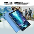 thumbnail image 5 of PUTECCH Tablet 10 inch, Android 14 Tablet, 32GB ROM 1TB Expand Computer Tablets, Quad Core Processor 6000mAh Battery, 1280x800 IPS Touch Screen, 2+2MP Dual HD Camera, Bluetooth Wifi Tablet PC，Blue, 5 of 10