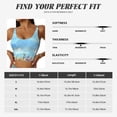 thumbnail image 6 of Vsdgher Sea and Fish Print Women Sleeveless Athletic Tank Top Built-in Bra Camisole Sports Vest for Yoga Running Fitness Exercise with Removable Pads, 6 of 8