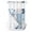 Blue, variant on No Hook Shower Curtain with Snap-in Liner, Spring Floral Waterproof Fabric Bathroom Curtains, Dark Purple Flowers Patchwork Grid Bohemia Bath Curtains & Mesh Top Window Standard 72''x72''