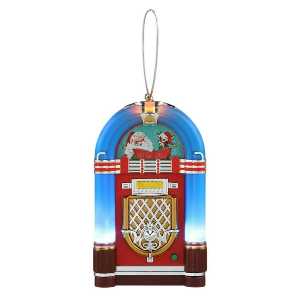 Ornement Mini Jukebox Mr. Christmas Bleu