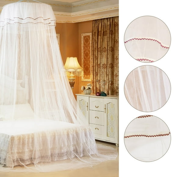 Dosel de Cama Para Niñas, Cortina de Cama de Princesa de Encaraje Transpirable
