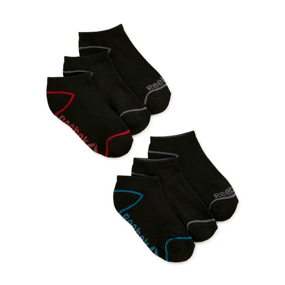 Reebok, Boys Socks, 6 Pack Lowcut Socks Sizes S-L
