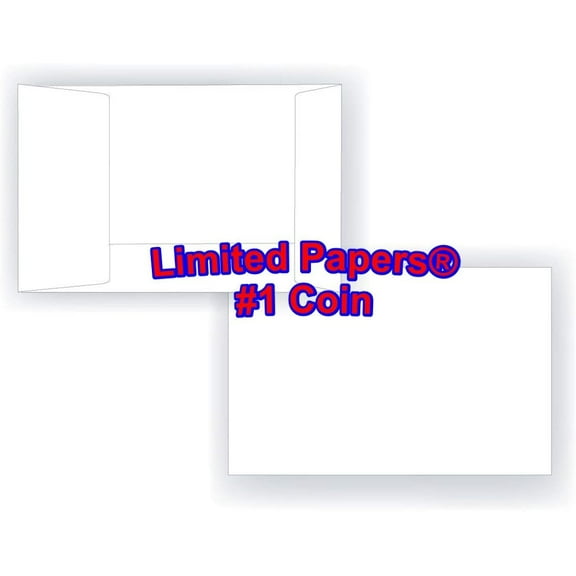 #1 Coin Envelope - Open End - 24# White (2 1/4 x 3 1/2) (250)