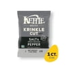 Kettle Brand Potato Chips, Krinkle Cut, Salt & Fresh Ground Pepper Kettle Chips, 2 oz