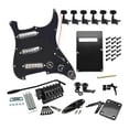 thumbnail image 3 of Milaget DIY Electric Guitar Kits Portable Retro Multifunction Backplate Accesssories black B, 3 of 9