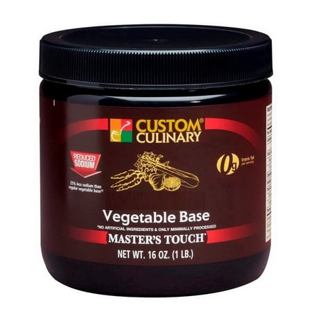(Price/Case)Masters Touch All Natural Gluten Free Reduced Sodium No Msg Added Vegan Vegetable Base  1 Pounds  6 per case