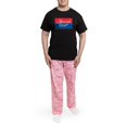 thumbnail image 5 of CafePress - America First Pajamas - Men's Dark Loose Fit Cotton Pajama Set, 5 of 7
