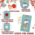 thumbnail image 4 of Tarjetas Raspables de Navidad Tenceur 200 Piezas con Pegatinas, 4 of 6