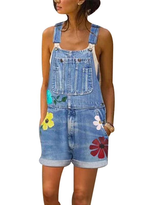 yellow overalls shorts