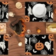 thumbnail image 4 of Boo Spooky Ghost Pumpkin Halloween Placemats Set of 4 Table Mats Table Decorations 12x18 inch, 4 of 5