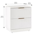 thumbnail image 3 of Better Homes & Gardens Lillian Fluted Nightstand, 3 of 6