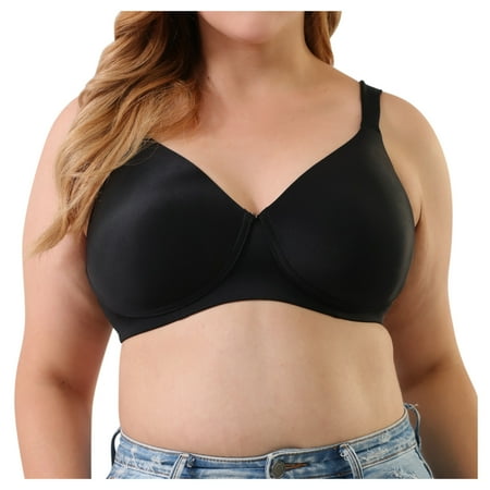 

Jpgif Women s Plus Size Solid Color Underwire Full Cup Bra Underwear