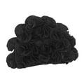thumbnail image 4 of Gorro de natación, gorro de natación, gorro de vacaciones de pétalos de moda, para niñas, rizos, largo Negro, 4 of 9