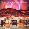 thumbnail image 4 of LifePlus Electric Fireplace Heater, Freestanding Fireplace Stove with 3D Realistic Flame for Indoor Home Safe Use, 750W/ 1500W, 19", 4 of 10