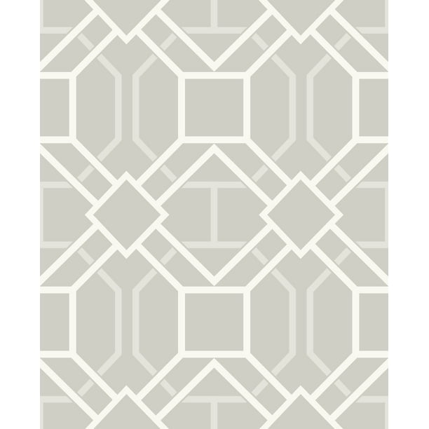 Brewster 2809 Advantage Geo Dauphin Bone Lattice Wallpaper Bone Walmart Com Walmart Com