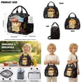 thumbnail image 5 of Xoenoiee Lion Book Formula Print Backpack for Girls Boys Kids Backpack with Lunch Box and Pencil Case 3PCS Set Bookbag with Front Pocket for School 17" Large Capacity School Bag with Side Pocket, 5 of 6