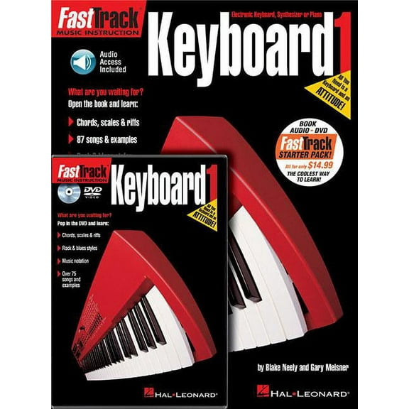 Fast Track (Hal Leonard): Fasttrack Keyboard Method Starter Pack: Book/Online Audio/DVD Pack (Other)