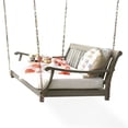 thumbnail image 1 of Alston Solid Wood Outdoor Swing Daybed with Seat Cushion, Weathered Gray, 1 of 3