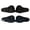 Black, variant on Women's Backless Strapless Full Figure,Voluptuous U Plunge Backless Strapless Bra Black B