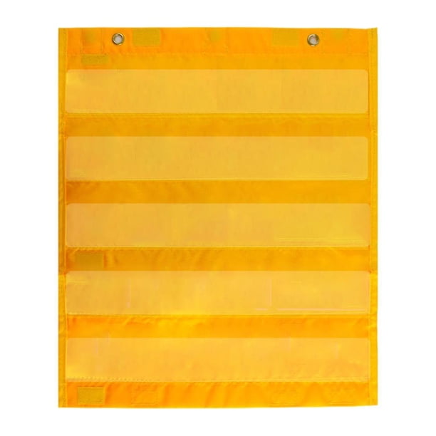 Vogacara Gráfico de bolsillo Gráfico de bolsillo de calendario colgante de doble cara Amarillo Type3