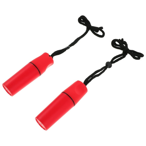 OUNONA 2Pcs Red Watertight Storage Box Lightweight Portable Dry Canister for Outdoor Use