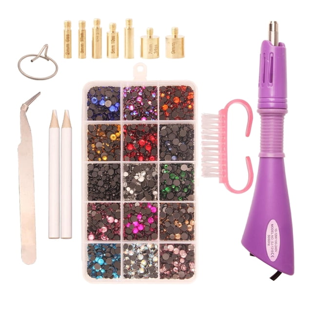 Hot Fix Aplicador Crystal Rhinestone Setter Varita Juego de herramientas DIY Sunnimix aplicador de revisión