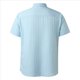 thumbnail image 5 of Camisas Casuales de Corta con Botones para Hombre, con Textura, para Playa y Verano, con Bolsillo Azul XL, 5 of 9