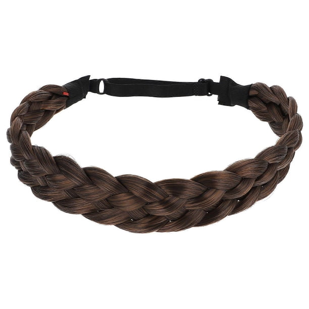 Braided Hair Braid Headpiece Hair Band Braid Ponytail for Sports Work Daily
