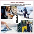 thumbnail image 6 of HeeHom Rechargeable Personal Alarm for Women - Christmas Birthday Gifts for Women, Daughter, College Student, Teen Girl, Elders, Kids, Siren Alarm, USB Charging, Aqua, 6 of 7