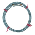 thumbnail image 3 of AJ Tack Wholesale Kid Rodeo Lasso Lariat Rope with Burner Medium Lay 20ft White Made in USA, 3 of 4