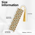 thumbnail image 3 of Kdxio Cute Sunflowers Print Metal Tassel Bookmarks,Perfect Gift for Art Lovers and Bookworms Metal Bookmarks for Women, 3 of 8