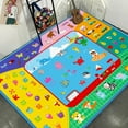 thumbnail image 6 of Baby Crawling Mat,Baby Play Mat for Floor,Large Educational Tummy Time Cotton Playmat, Foldable Non-Slip Super Soft Baby Mat for Playing Area Rug Gym Activity for Infants Toddlers Boys Girls, 6 of 7