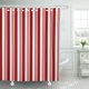 thumbnail image 1 of ABPHQTO Patrón de fondo de bastón de caramelo con rayas rojas y blancas vectoriales Cortina de ducha abstracta 150x180 cm, 1 of 1