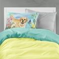 thumbnail image 2 of Carolines Treasures CK1226PILLOWCASE Golden Retriever Spring Fabric Standard Pillowcase, 2 of 2