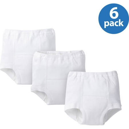 Gerber Baby Toddler Unisex Cotton Training Pants, 6-Pack Bundle