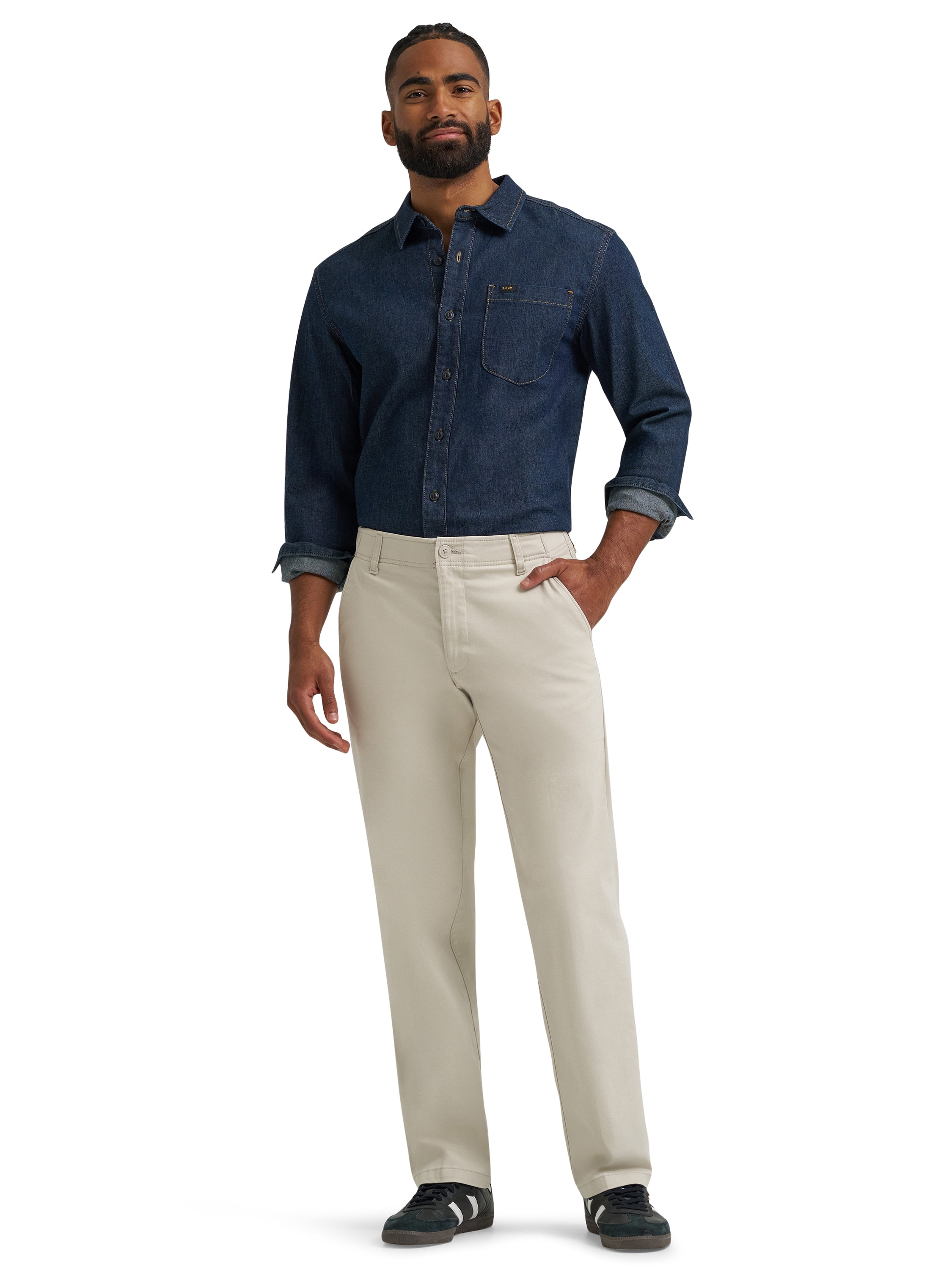 Lee Men’s Extreme Comfort Flat Front Pant