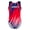 Red, variant on Boys Gymnastics Leotard Sleeveless Sports Printed Color Block Tank Unitards Athletic Biketards Dark Gray 6