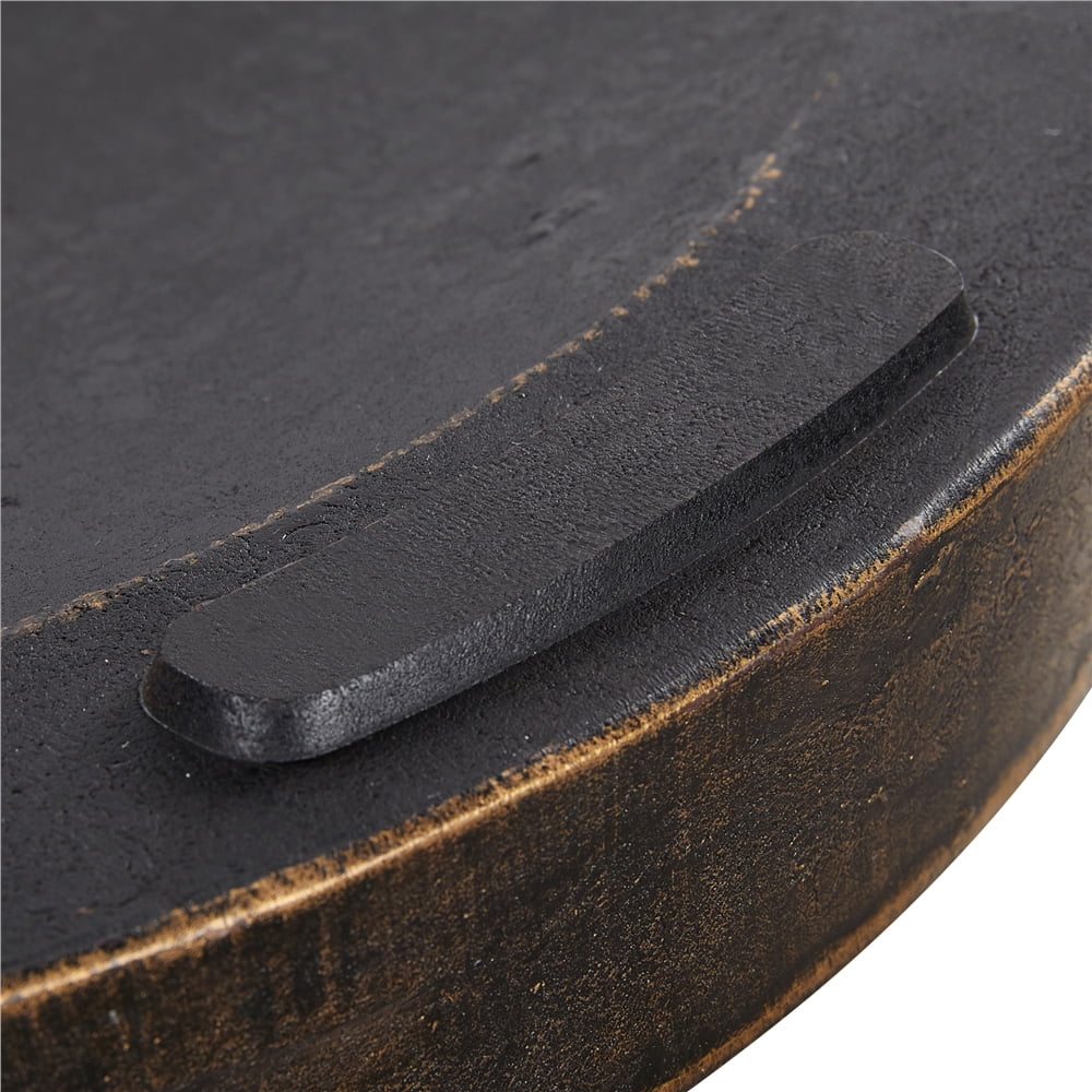 Yaheetech 30lbs 18'' Outdoor Round Patio Heavy Duty Market Umbrella Base Stand for Garden & Yard,Bronze