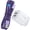 Purple, variant on Foldable Plug Dual USB Port Wall Charger Block 2.4A with 6FT Type C Cable, Fast Phone Charger Station Compatible with iPhone 17/16/15 Pro Max, iPad Pro, Galaxy S26, Android, White