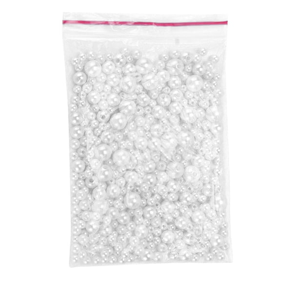 Loose Bracelet Pearls, White Round Pearl Beads For DIY Crafts Decoration For Choker Jewelry Repairing Making