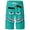 Mint Green, variant on JIAHONG Mens Swim Trunks Funny Face Print Swim Trunks, Quick Dry 3D Cartoon Beach Board Shorts with Drawstring, Green