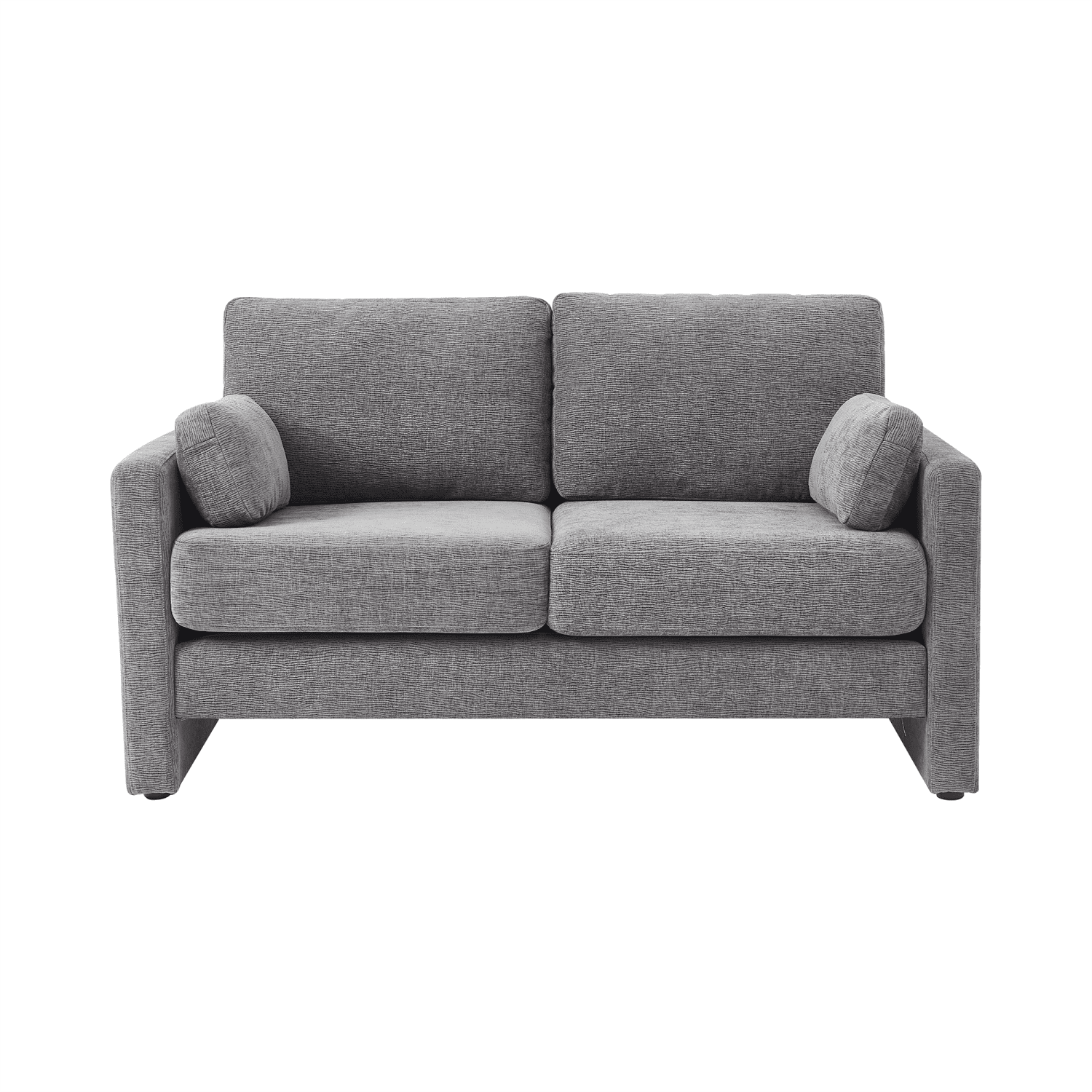 Gewnee 58.66'' Modern LoveSeat, 2-seat Chenille sofa Mid Century for Living Room and Small Spaces,