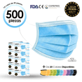 thumbnail image 1 of Cubrebocas Tricapa Termosellado LINIUM HEALTH 500 Pzs Azul, 1 of 7