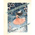 thumbnail image 1 of Blossom Fairy Tin Sign Winter Falling Petals Size: 8 x 12 inches, 1 of 5