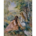 thumbnail image 2 of Pierre-Auguste Renoir 12x14 Gold Ornate Wood Frame and Double Matted Museum Art Print Titled - In the Meadow (1888-92), 2 of 4