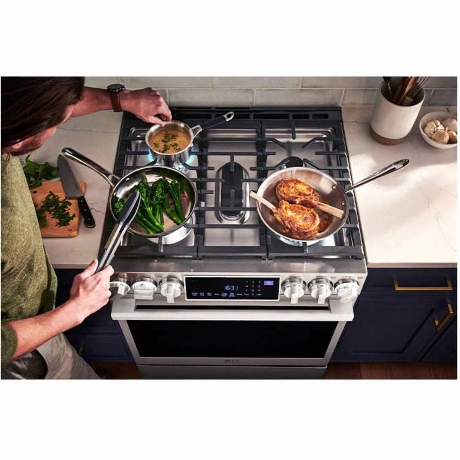 LG LSDS6338F slide in gas range