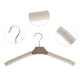 thumbnail image 2 of Percha de madera con gancho circular de 2 piezas Unique Bargains color beige, 2 of 4