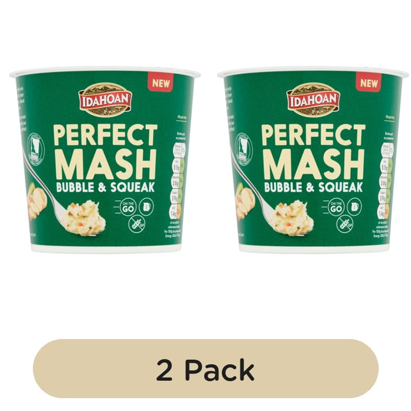 Idahoan Mash Bubble & Squeak Pot 55g, British Import (Pack of 2)