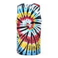 thumbnail image 3 of Victorious Men's Spiral Splash Tie Dye Long Length Tank Top TT87 - Multi Color - 2X-Large, 3 of 3